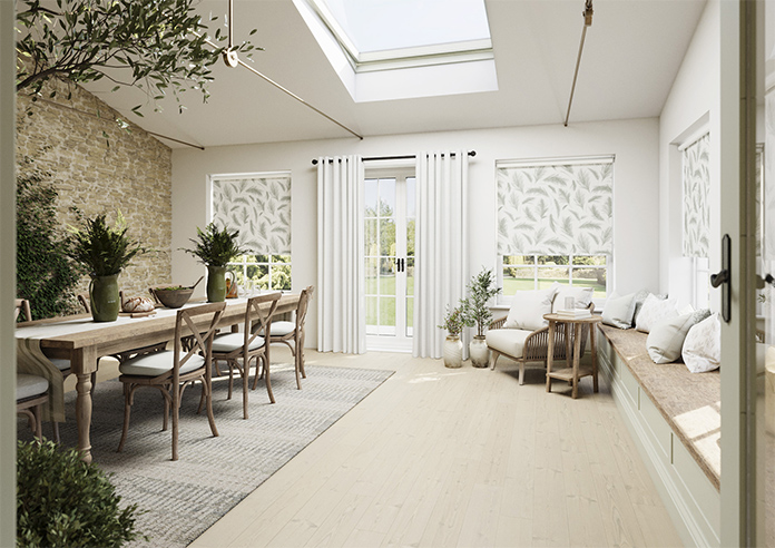 Cypress Drift (Blackout), Green Grove - Motorised Roller Blind - Image 7